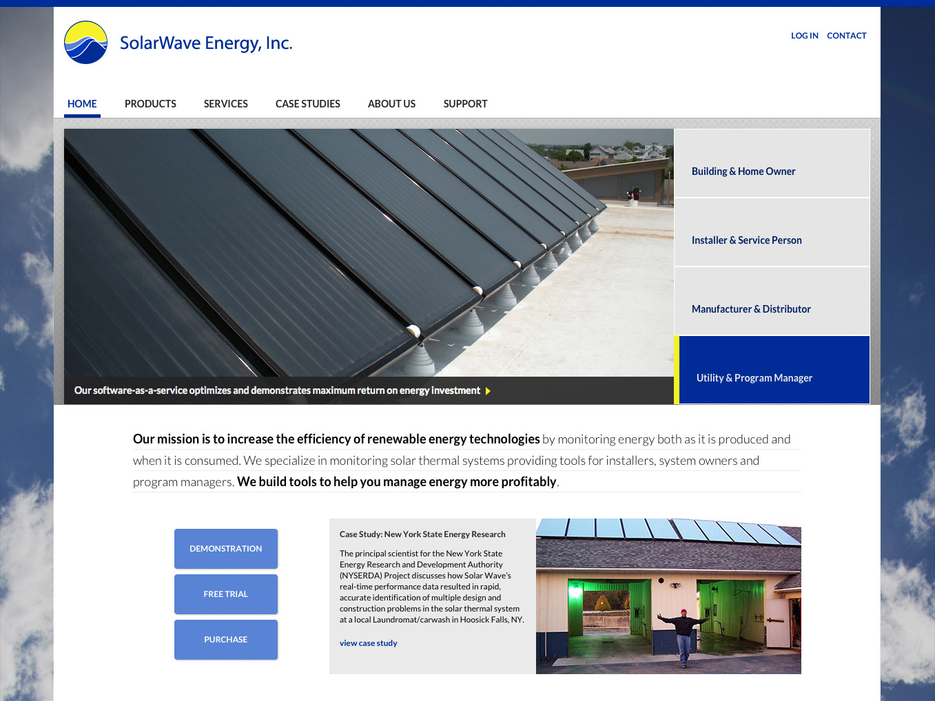 Solar Wave website